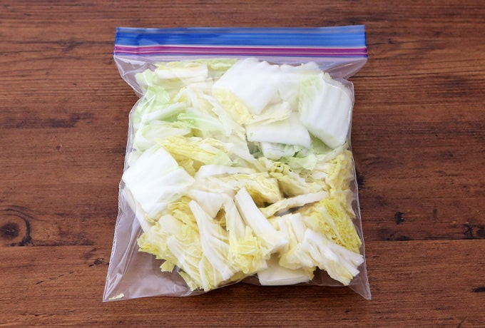 白菜の保存方法