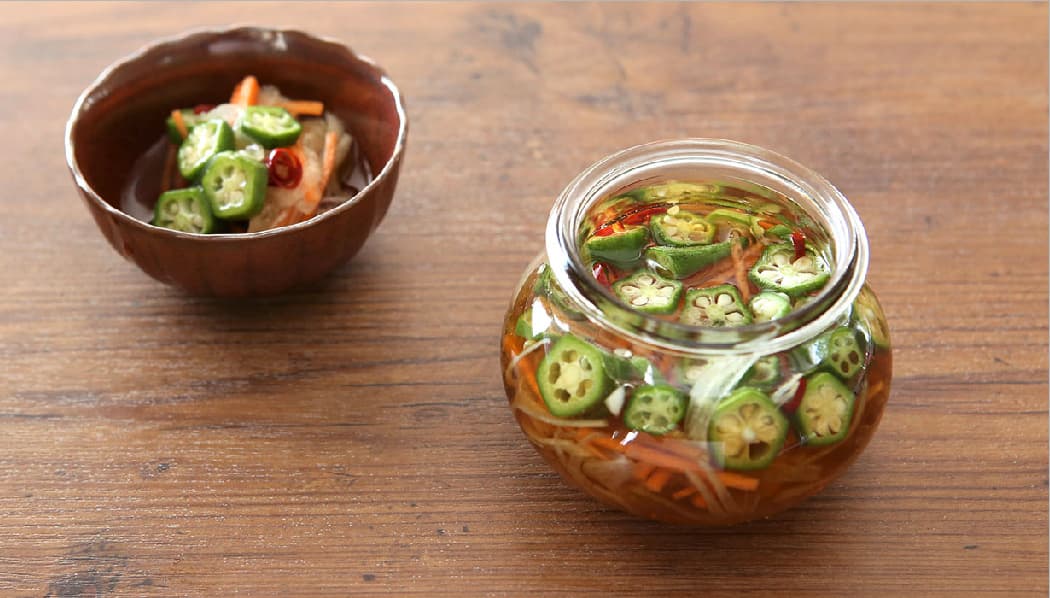 オクラの万能野菜だれ(和風)の画像