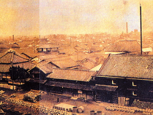 尼崎出張所開設、尼崎工場竣工。米酢の販売を開始し、関西への進出をはたす。